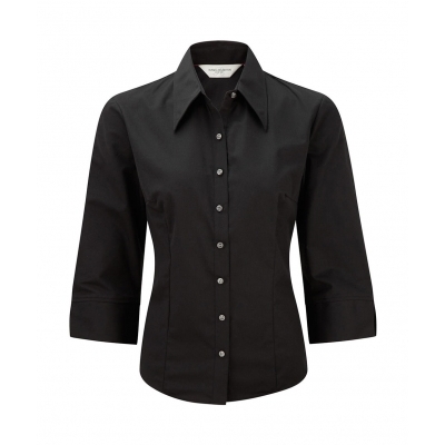 Bluzka z rękawami 3/4 Tencel
