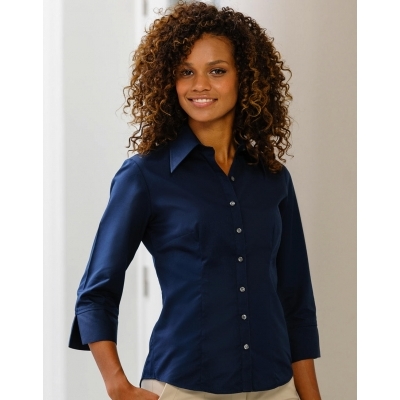 Bluzka z rękawami 3/4 Tencel