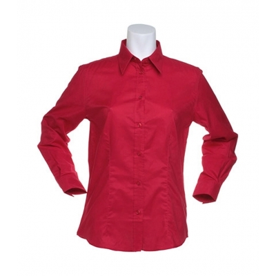 Bluzka Oxford Workwear z długimi rękawami