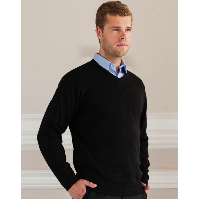 Sweter męski v-neck