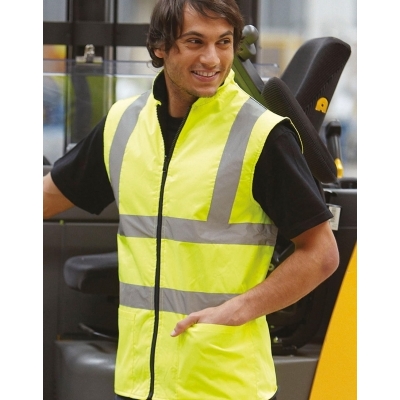 Dwustronna kamizelka polarowa Hi-Vis