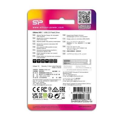 Pendrive Ultima U03, 16GB 2.0 Silicon Power