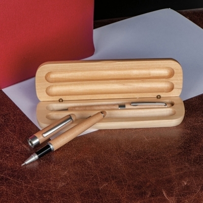 Zestaw piśmienny długopis i pióro kulkowe INDIANAPOLIS