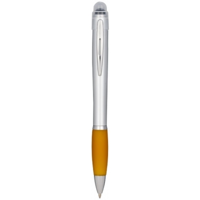Nash długopis srebrny z kolorowym uchwytem