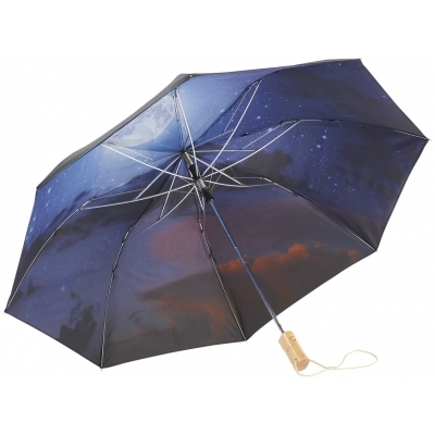 2-częściowy automatyczny parasol Clear Night Sky o średnicy 21'