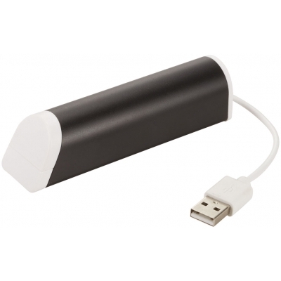 Aluminiowy 4-portowy hub USB/podstawka na telefon