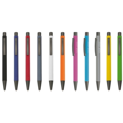 Długopis metalowy aluminiowy soft touch