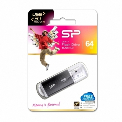Pendrive Blaze B02, 128GB 3.1 Silicon Power