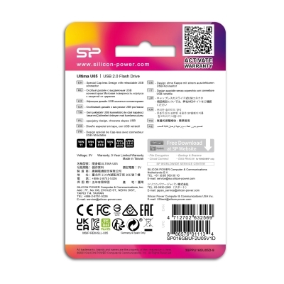 Pendrive Ultima U05, 8GB 2.0 Silicon Power