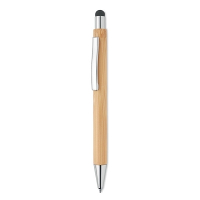 Długopis bambusowy z rysikiem