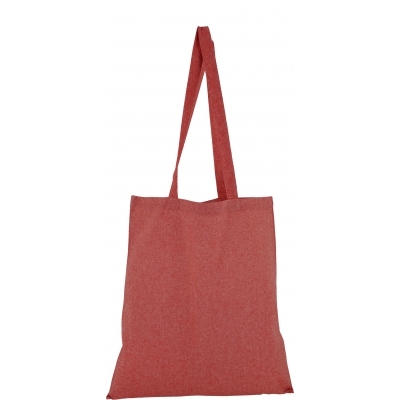 Torba bawełniana z długimi uszami z recyklingu 140 g/m2 CHELMSFORD