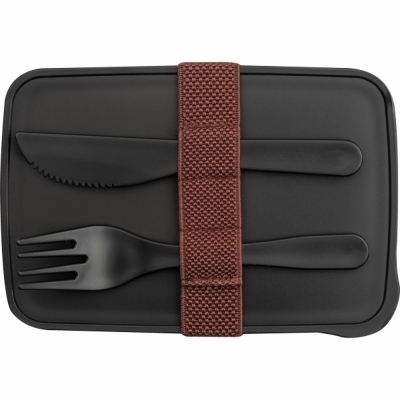 Lunch box ze sztućcami VIGO 600 ml