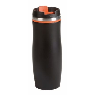 Kubek termiczny o podwójnych ściankach DARK CREMA, pojemność ok. 400 ml.