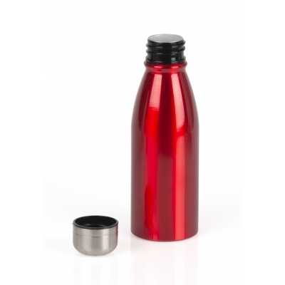Aluminiowa butelka do picia FANCY, pojemność ok. 500 ml.
