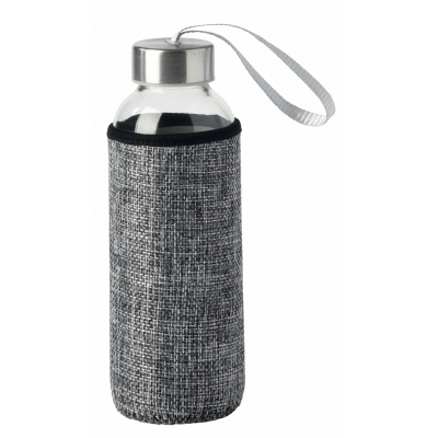 Butelka szklana TAKE JUTY, pojemność ok. 450 ml.