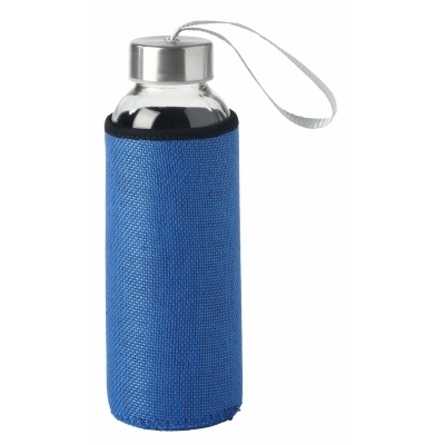 Butelka szklana TAKE JUTY, pojemność ok. 450 ml.