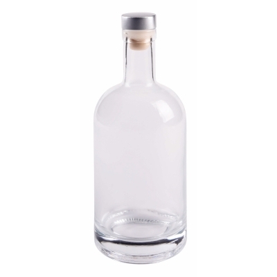 Szklana butelka PEARLY, pojemność ok. 750 ml.