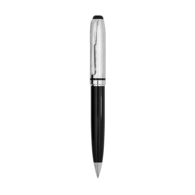 Metalowy długopis CALLIGRAPH, czarny, srebrny