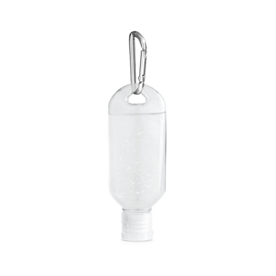 LYZE. Żel do mycia rąk na bazie alkoholu karabińczykiem 50ml reklamowy