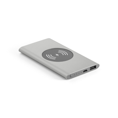 CASSINI. Powerbank i bezprzewodowa ładowarka reklamowy
