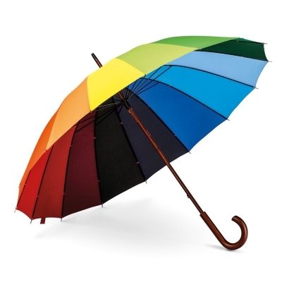 DUHA. 16-ramienny parasol reklamowy