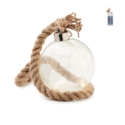 Szklana bombka lampka led