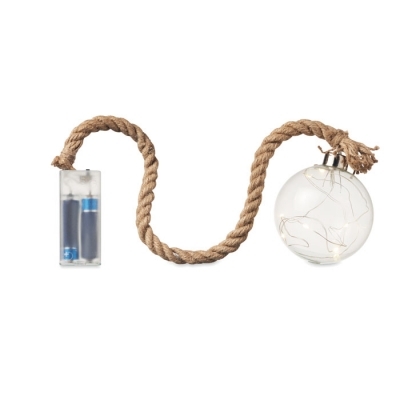 Szklana bombka lampka led