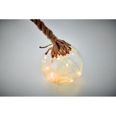 Szklana bombka lampka led