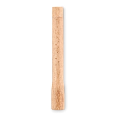 Drewniana latarka z lampką cob