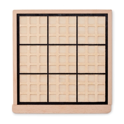 Drewniana gra planszowa sudoku