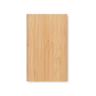 Bambusowy power bank 4000 mah