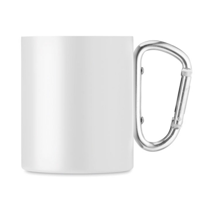 Metalowy dwuścienny kubek300ml