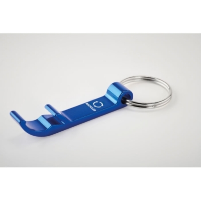 Aluminiowy brelok z recyklingu