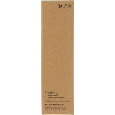 Butelka stalowa do sublimacji SANTIEGO 750 ml