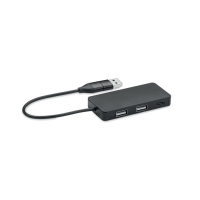 3-portowy hub usb kabel 20cm