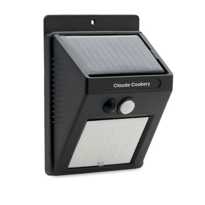 Solarna lampa led z czujnikami