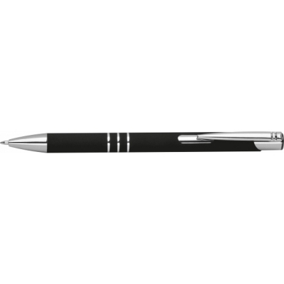 Długopis z aluminium z recyklingu półżelowy soft touch DUNMORE