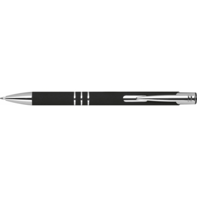 Długopis z aluminium z recyklingu półżelowy soft touch DUNMORE