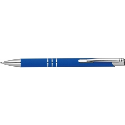 Długopis z aluminium z recyklingu półżelowy soft touch DUNMORE