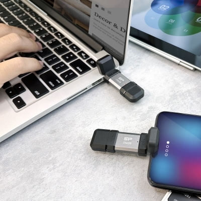 Pendrive Mobile C51, 128GB 3.2 Silicon Power
