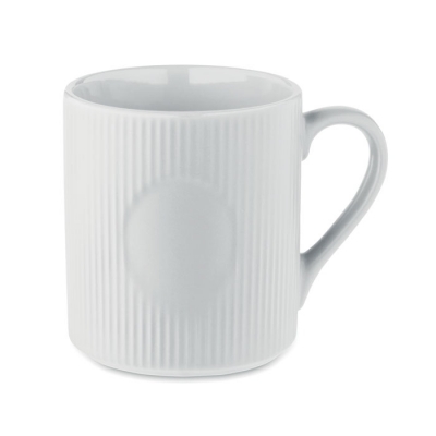 Kubek ceramiczny w prążki 340 m