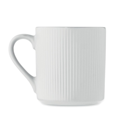 Kubek ceramiczny w prążki 340 m