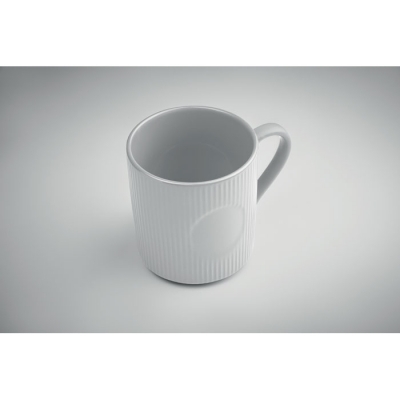 Kubek ceramiczny w prążki 340 m