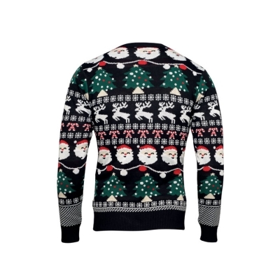 Świąteczny sweter led s/m