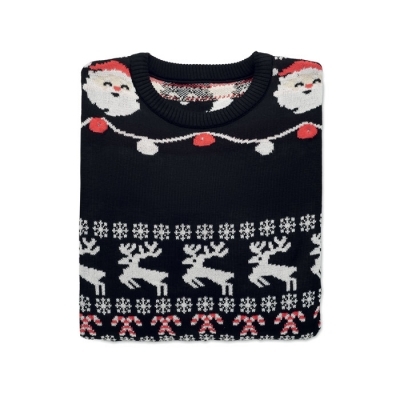 Świąteczny sweter led s/m