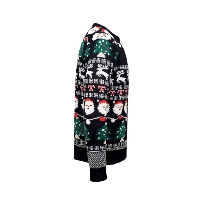 Świąteczny sweter led s/m