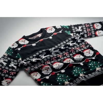 Świąteczny sweter led s/m