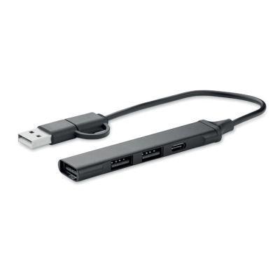 Hub usb z 4 portami 19 cm