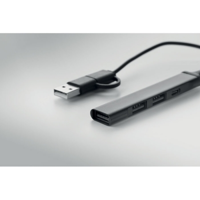 Hub usb z 4 portami 19 cm