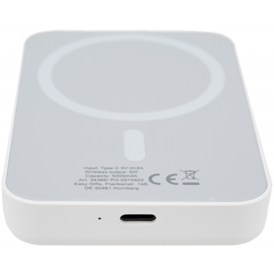 Power bank 5000 mAh z ładowarką indukcyjną WELS